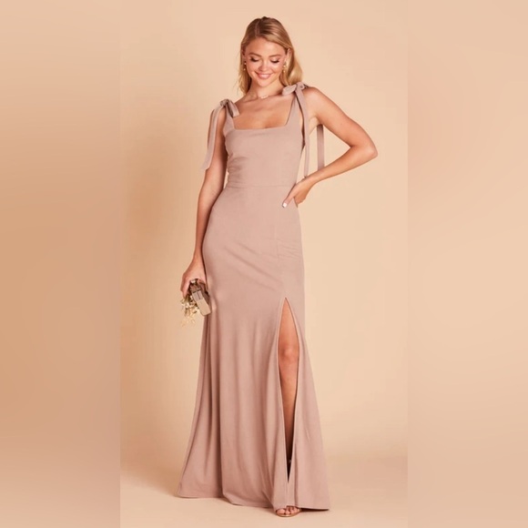 Birdy Grey Alex Convertible Crepe Taupe Dress Size XS - Picture 1 of 8